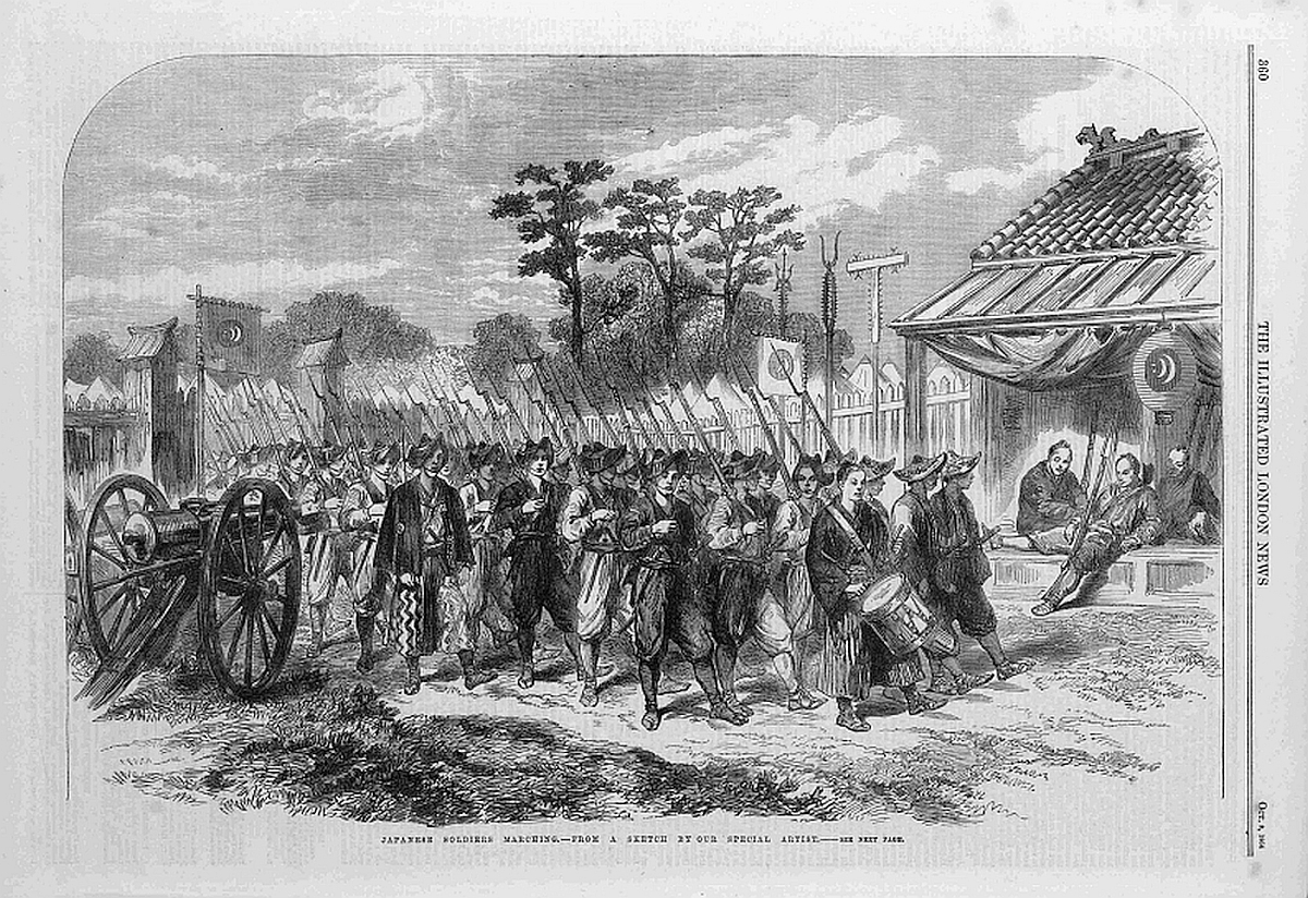 soldiers marching